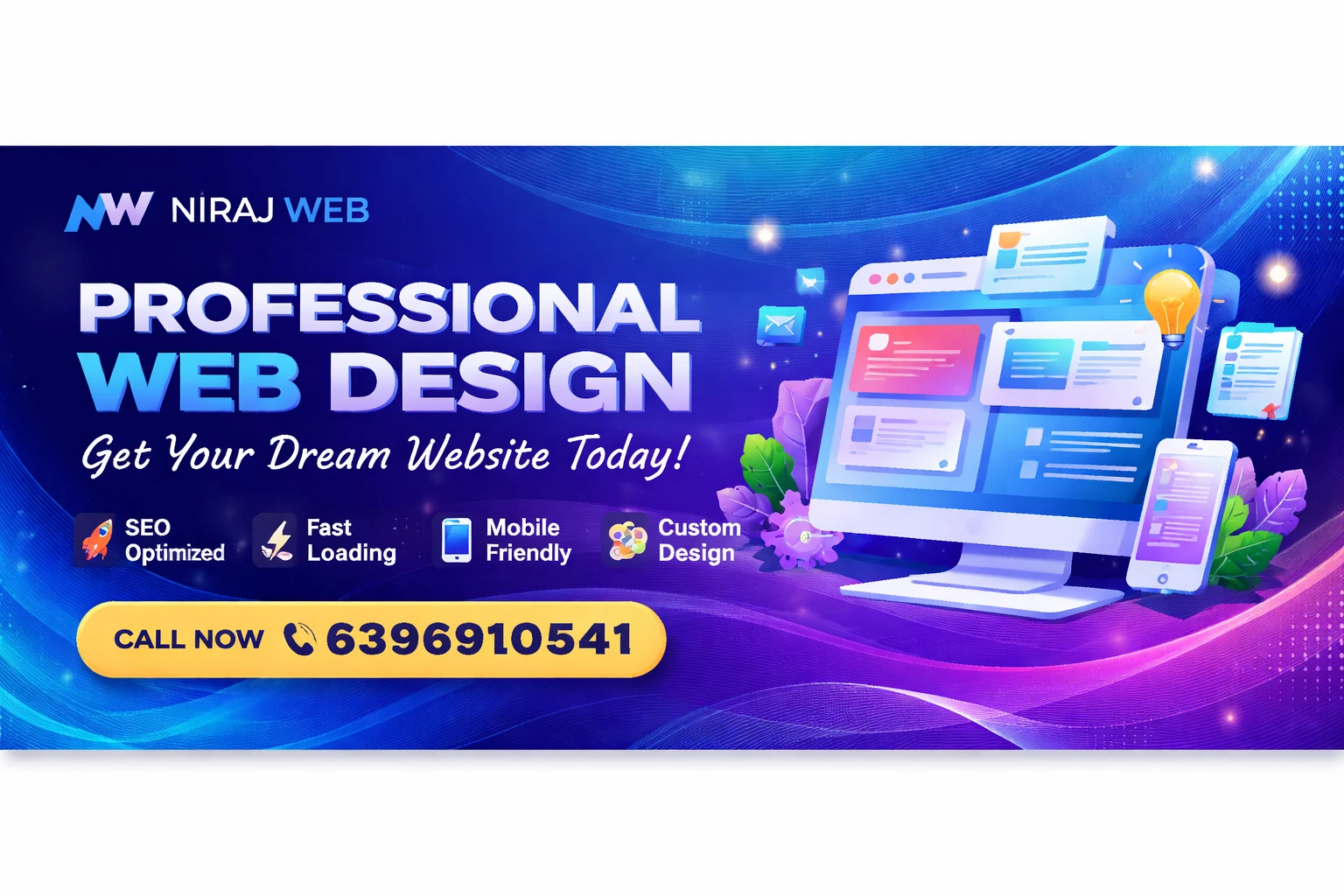 web design cost par page